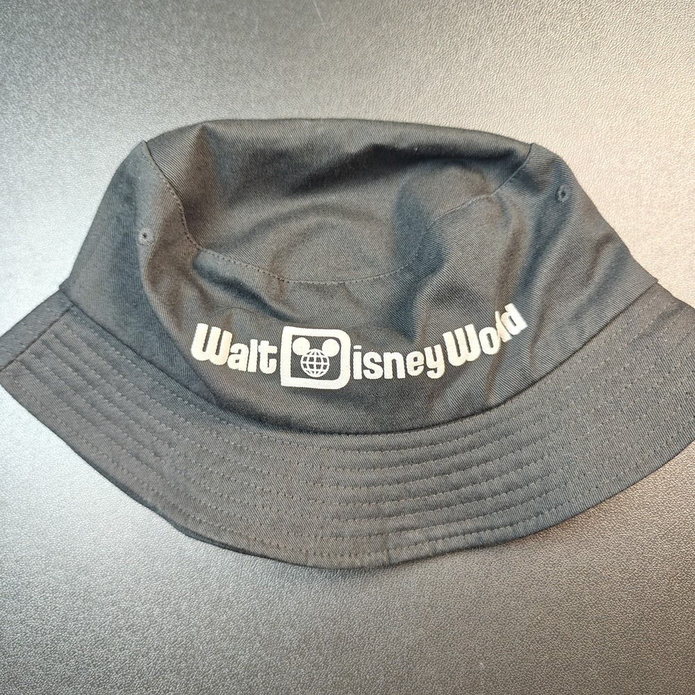 Disney Parks Bucket Hat WDW Spirit Jersey Walt Disney World Retro  Black OSFM